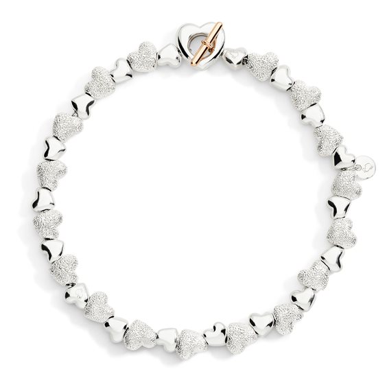 Bracciale Dodo Donna Cuore in Argento DBC6005-HEART-MIX9A-M - DBC6005-HEART-MIX9A-M